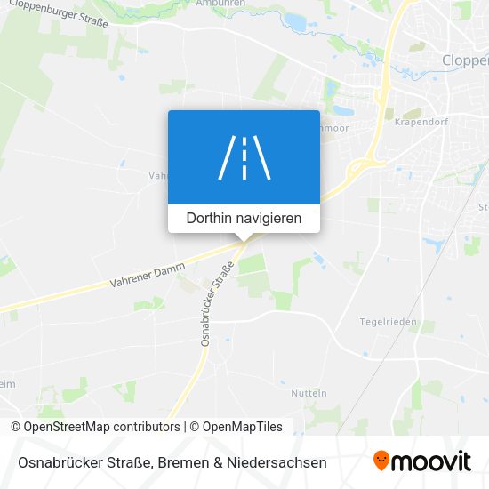 Osnabrücker Straße Karte