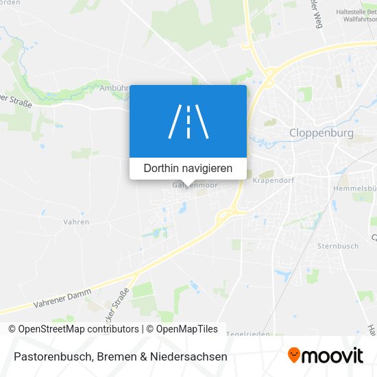Pastorenbusch Karte