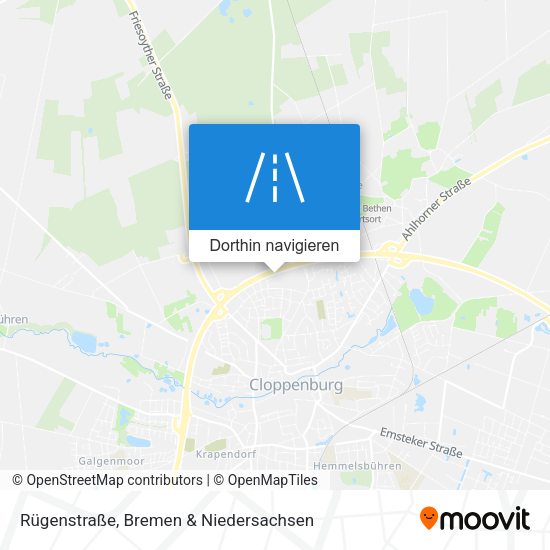 Rügenstraße Karte