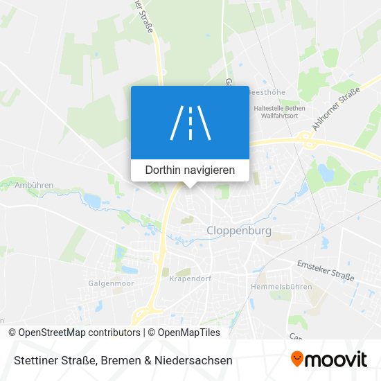 Stettiner Straße Karte
