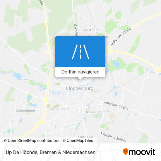 Up De Höchde Karte