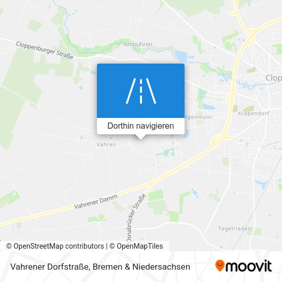 Vahrener Dorfstraße Karte