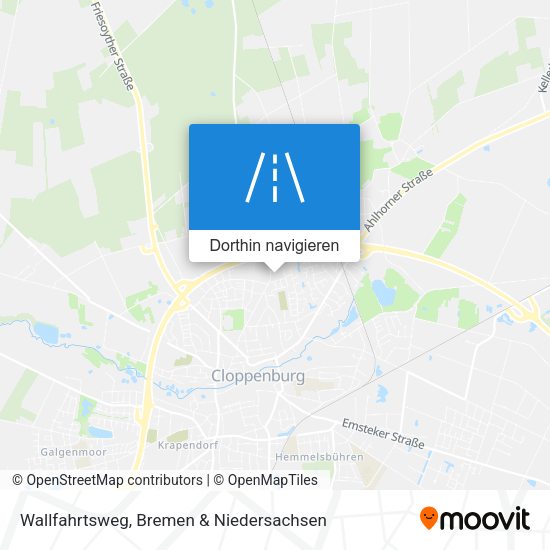 Wallfahrtsweg Karte