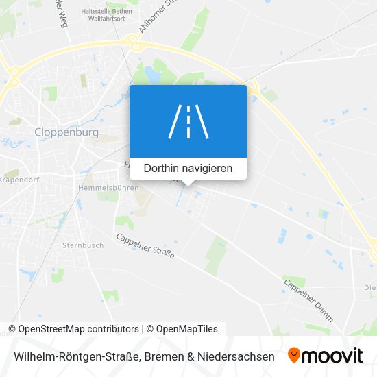 Wilhelm-Röntgen-Straße Karte