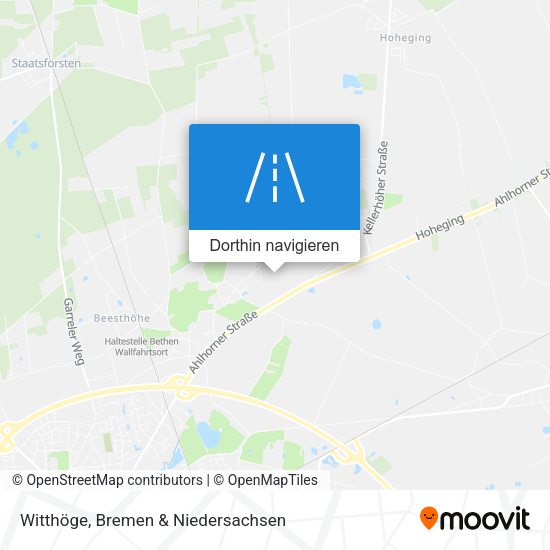 Witthöge Karte