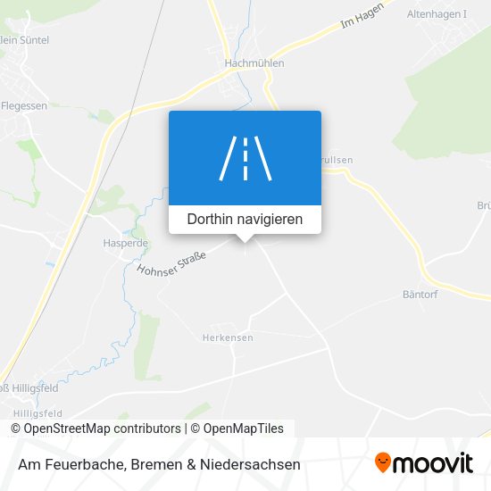 Am Feuerbache Karte