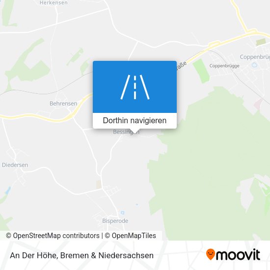 An Der Höhe Karte