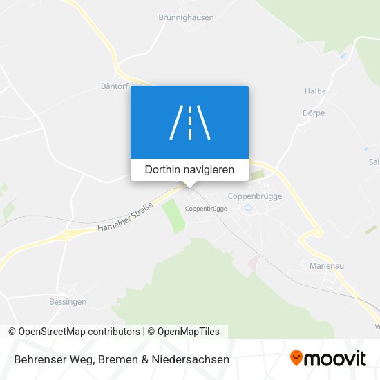 Behrenser Weg Karte