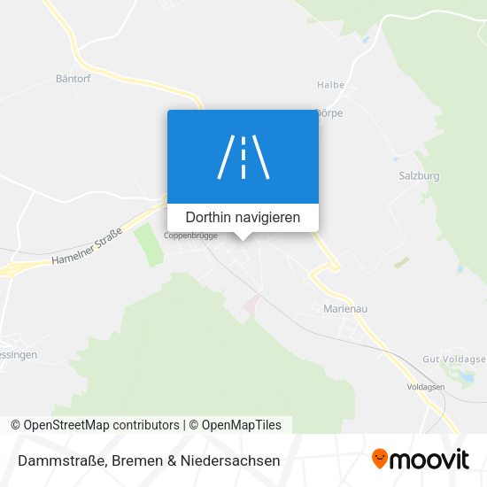 Dammstraße Karte