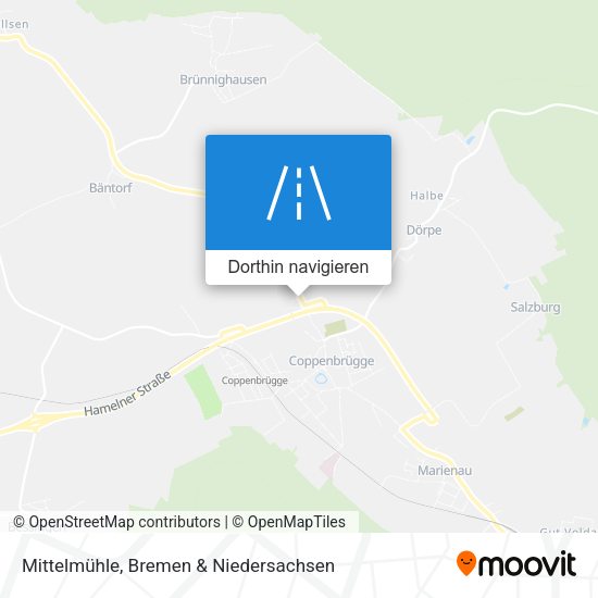 Mittelmühle Karte