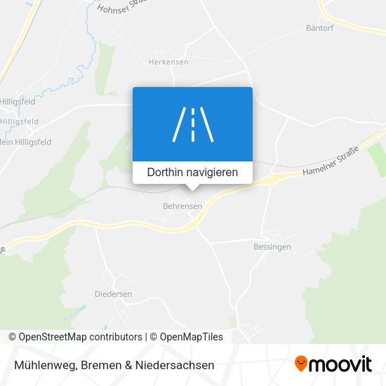 Mühlenweg Karte