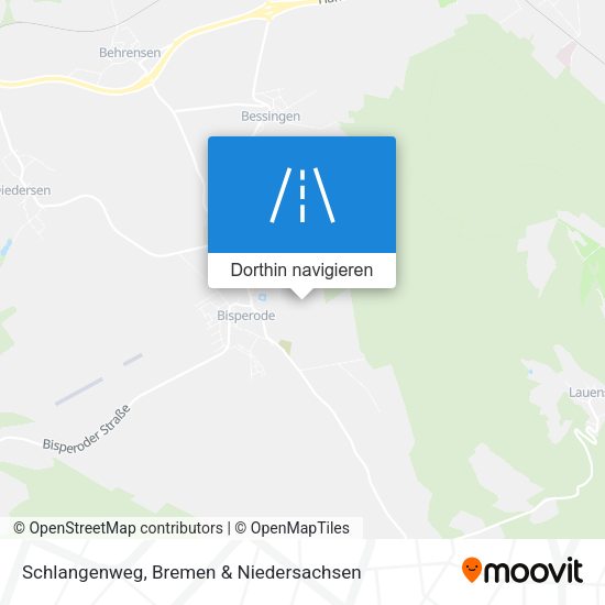 Schlangenweg Karte