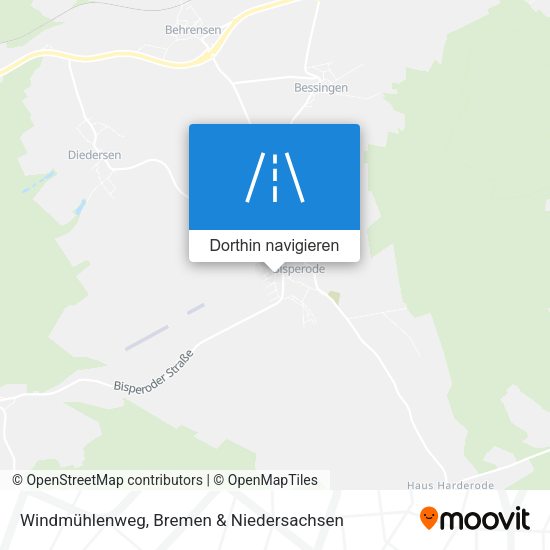 Windmühlenweg Karte