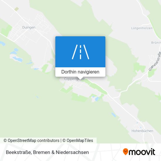 Beekstraße Karte