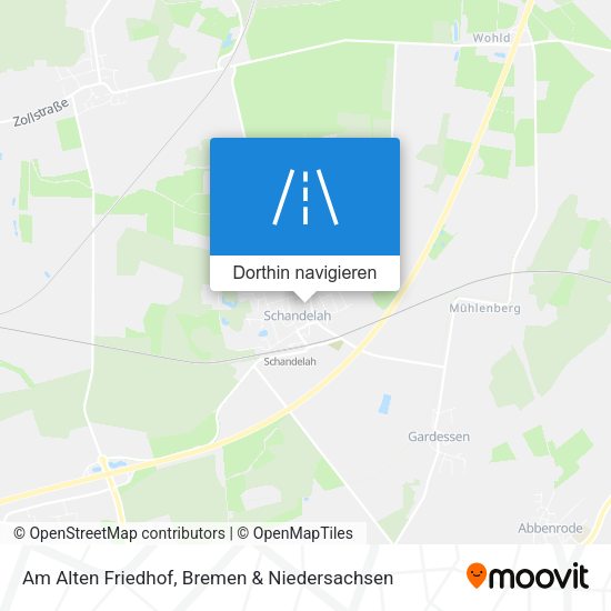 Am Alten Friedhof Karte