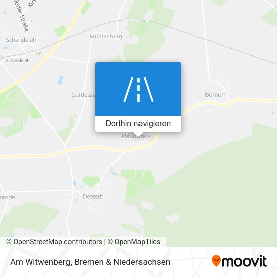 Am Witwenberg Karte