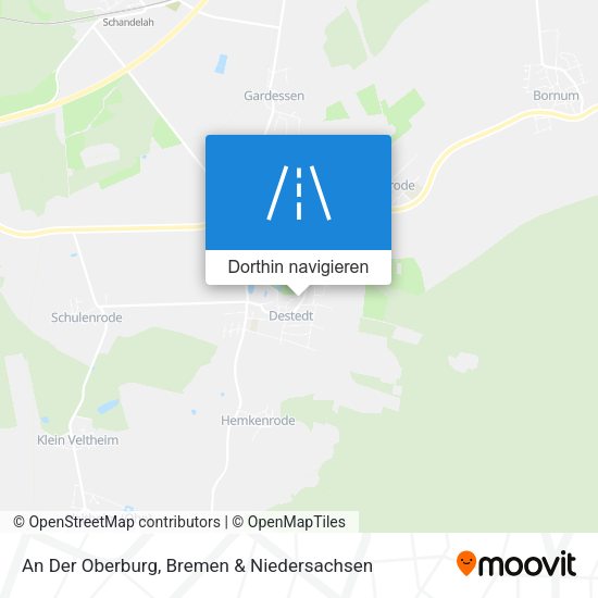An Der Oberburg Karte