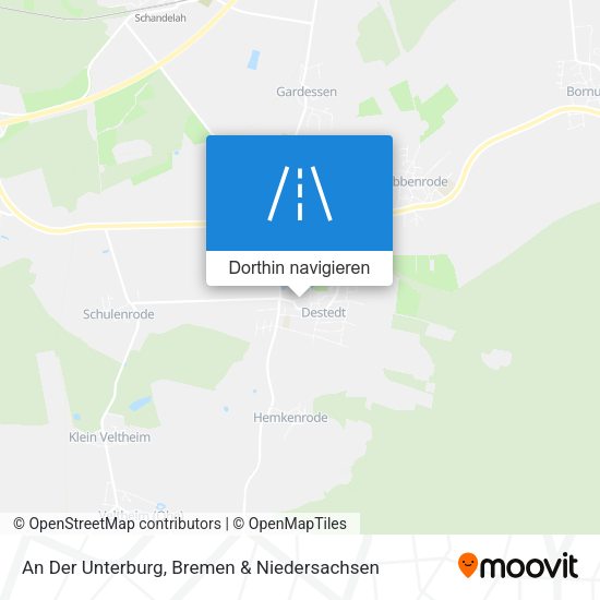 An Der Unterburg Karte
