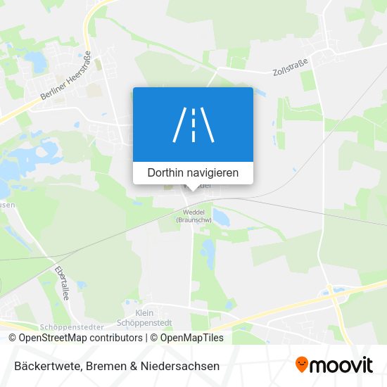 Bäckertwete Karte