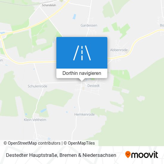 Destedter Hauptstraße Karte