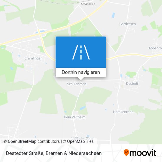 Destedter Straße Karte