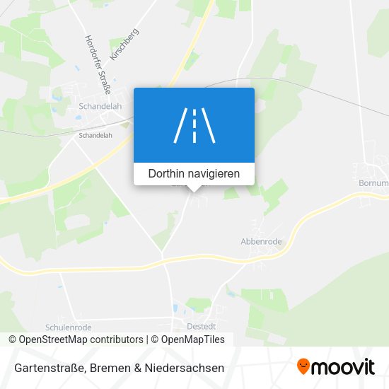 Gartenstraße Karte
