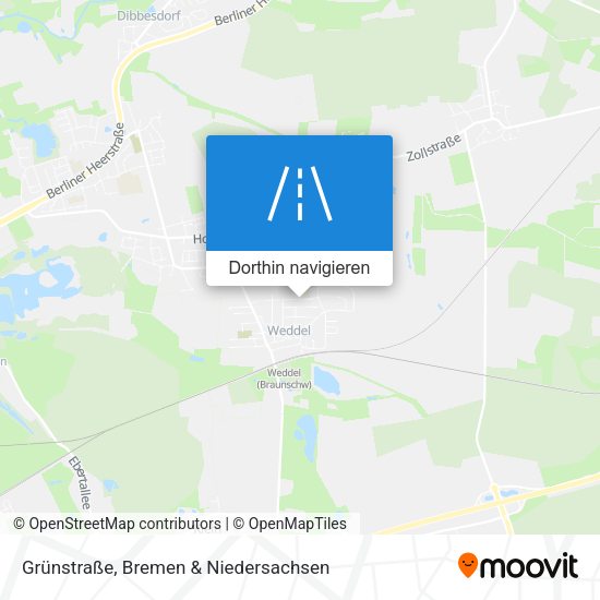 Grünstraße Karte