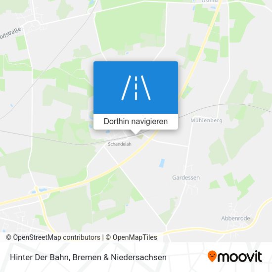 Hinter Der Bahn Karte