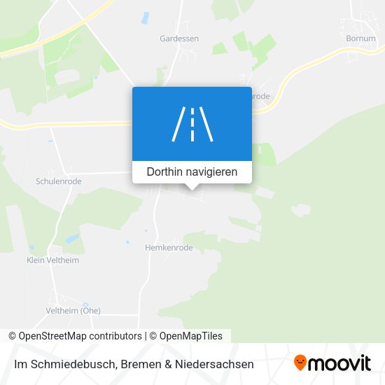 Im Schmiedebusch Karte
