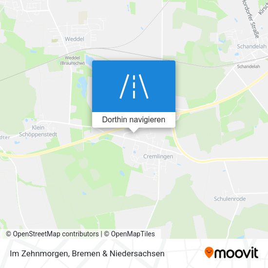 Im Zehnmorgen Karte