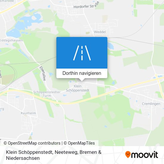 Klein Schöppenstedt, Neeteweg Karte