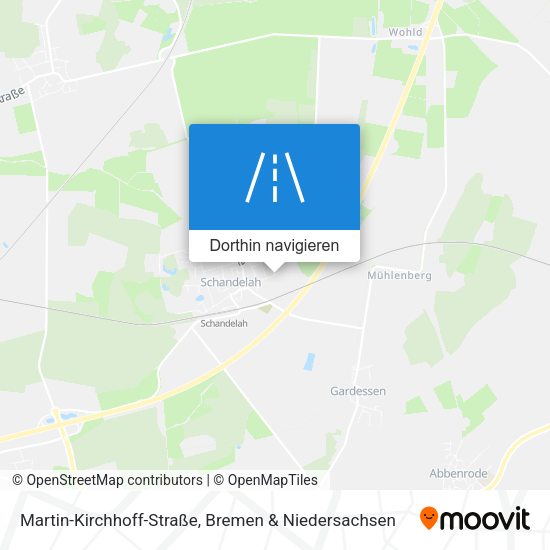 Martin-Kirchhoff-Straße Karte