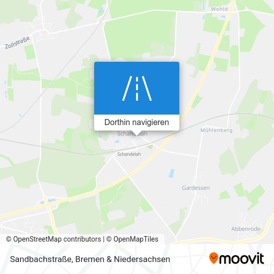 Sandbachstraße Karte