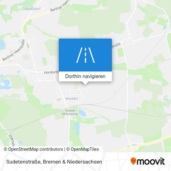 Sudetenstraße Karte