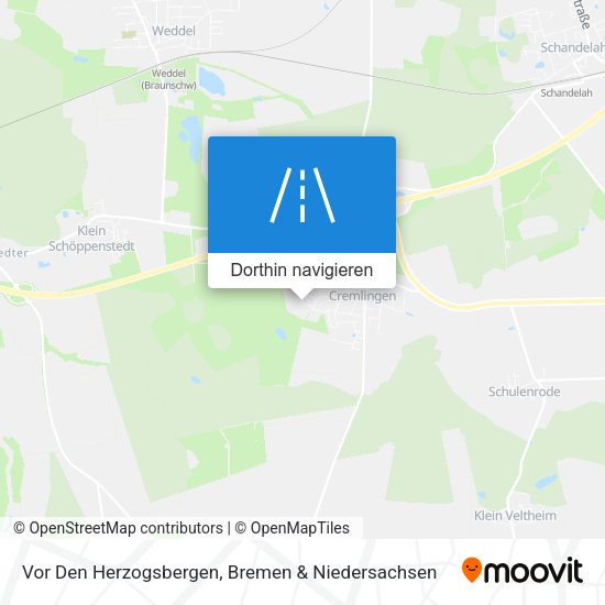 Vor Den Herzogsbergen Karte