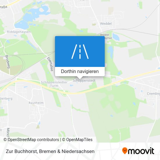 Zur Buchhorst Karte