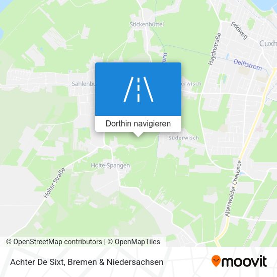 Achter De Sixt Karte