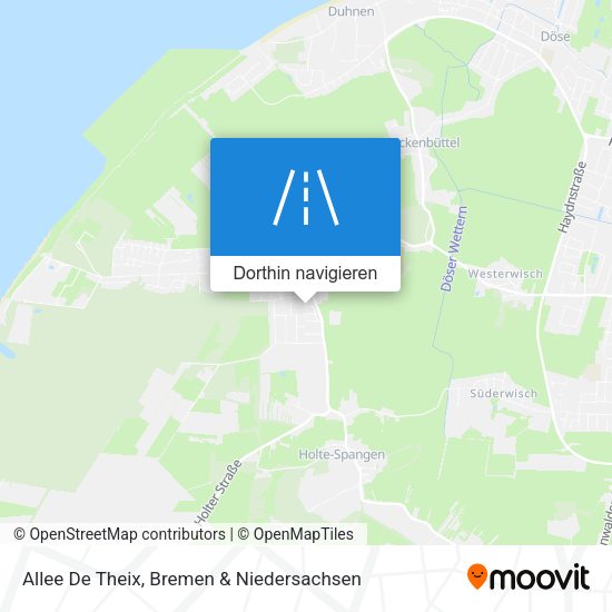 Allee De Theix Karte
