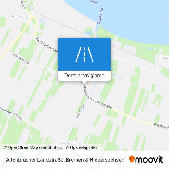 Altenbrucher Landstraße Karte