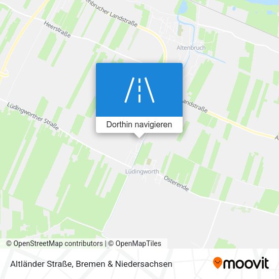Altländer Straße Karte