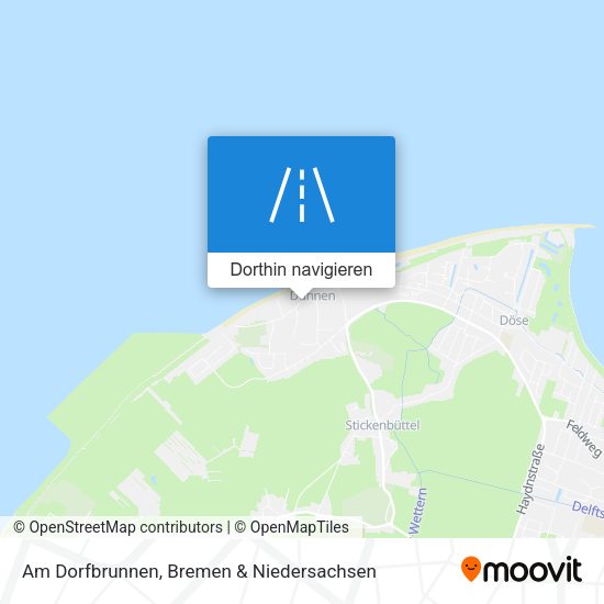 Am Dorfbrunnen Karte