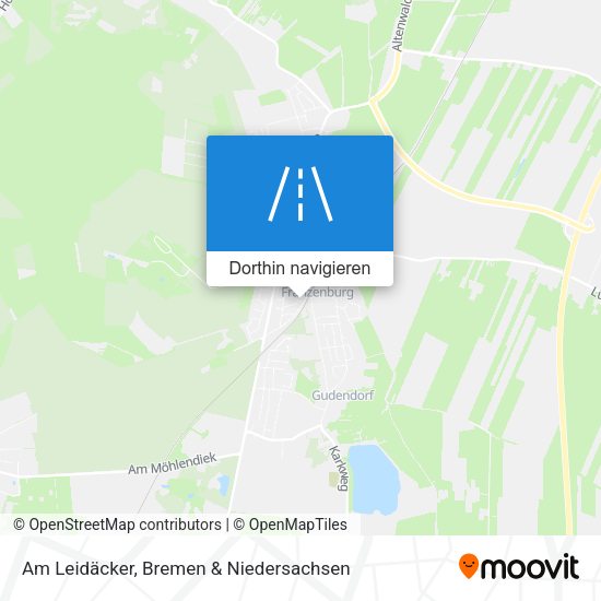 Am Leidäcker Karte
