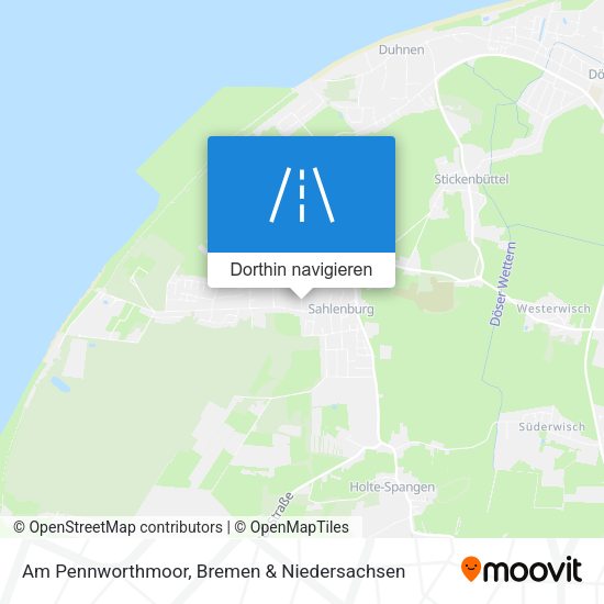 Am Pennworthmoor Karte