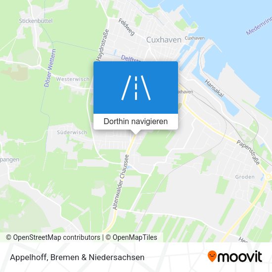 Appelhoff Karte