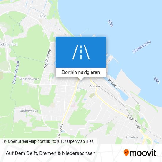 Auf Dem Delft Karte