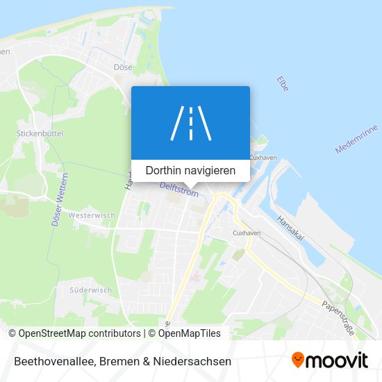 Beethovenallee Karte