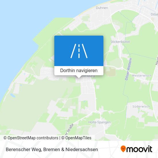 Berenscher Weg Karte