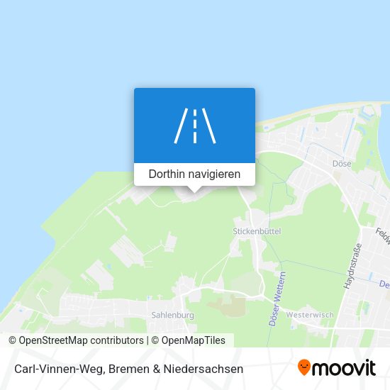 Carl-Vinnen-Weg Karte