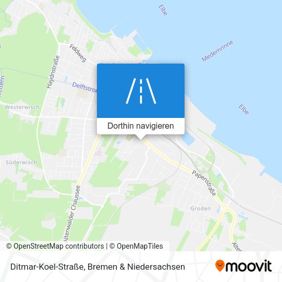 Ditmar-Koel-Straße Karte