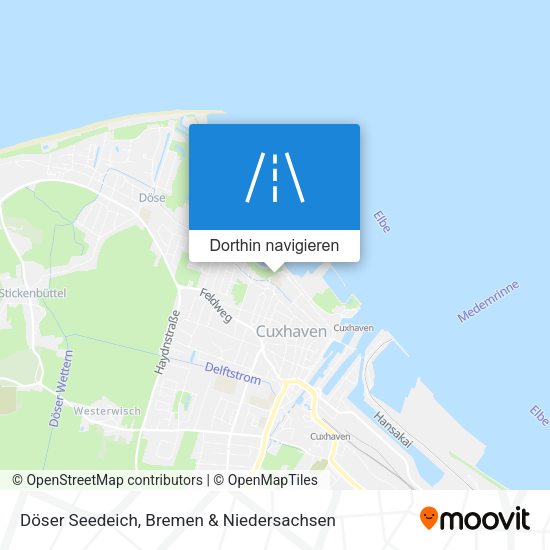 Döser Seedeich Karte